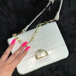 Forever 21 white bag